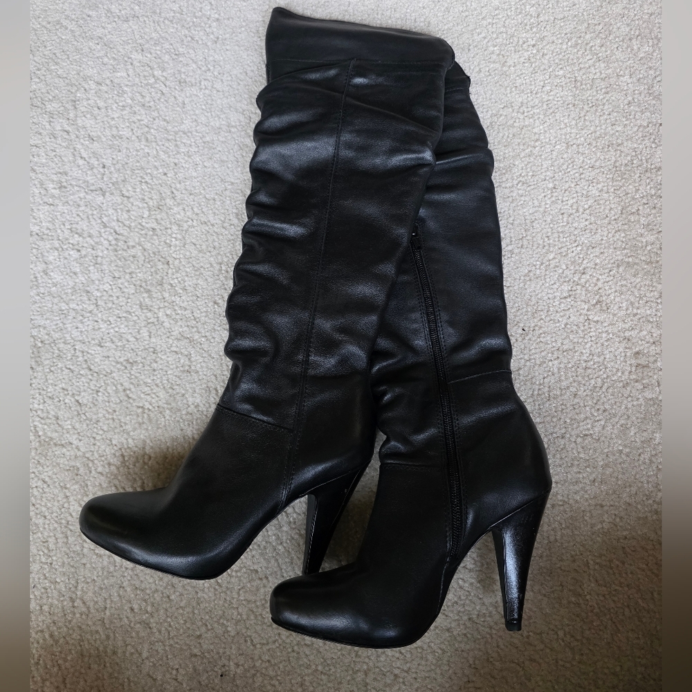 Aldo Black Knee-High Boots